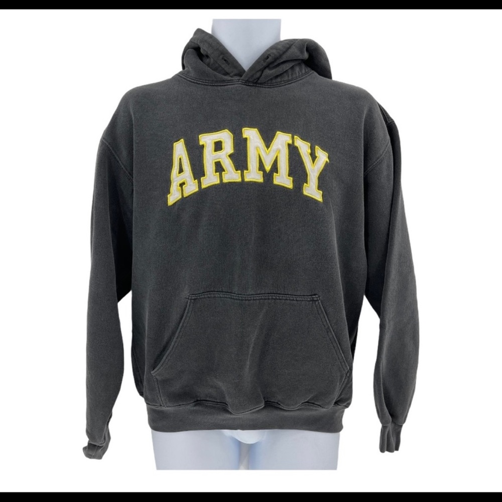 Teemax Cotton Army Pullover Hoodie Sweatshirt Sz M